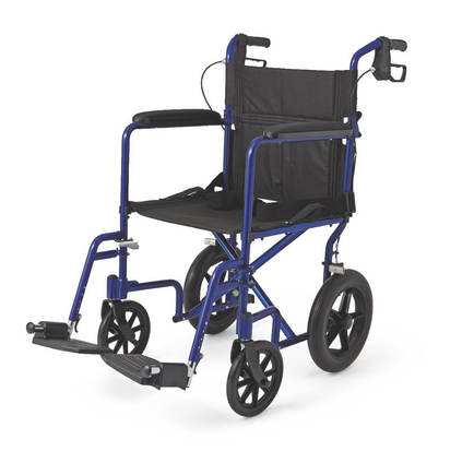 Aluminum Transport Chair with 12" Wheels